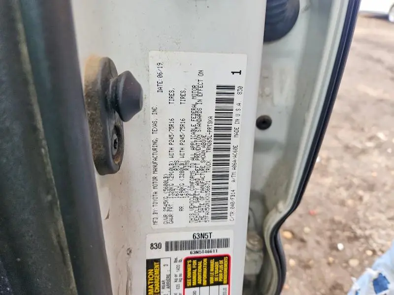 2019 TOYOTA TACOMA DOUBLE CAB  