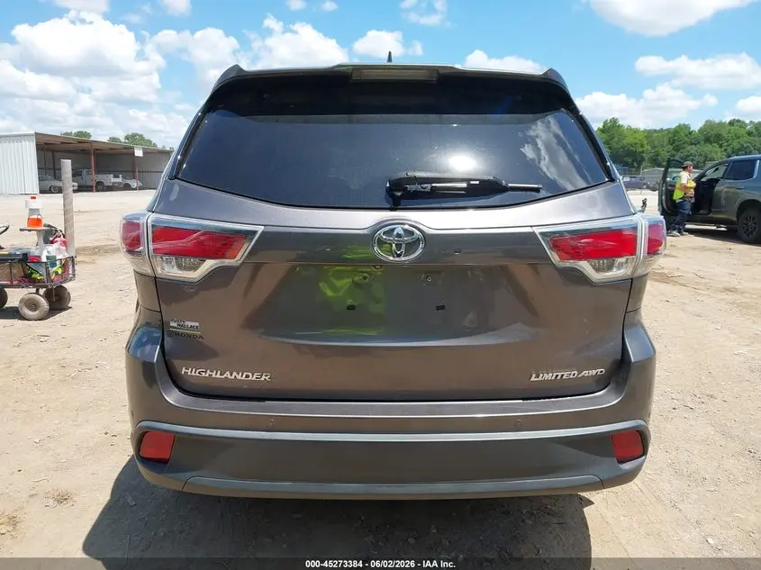 2016 TOYOTA HIGHLANDER LIMITED V6