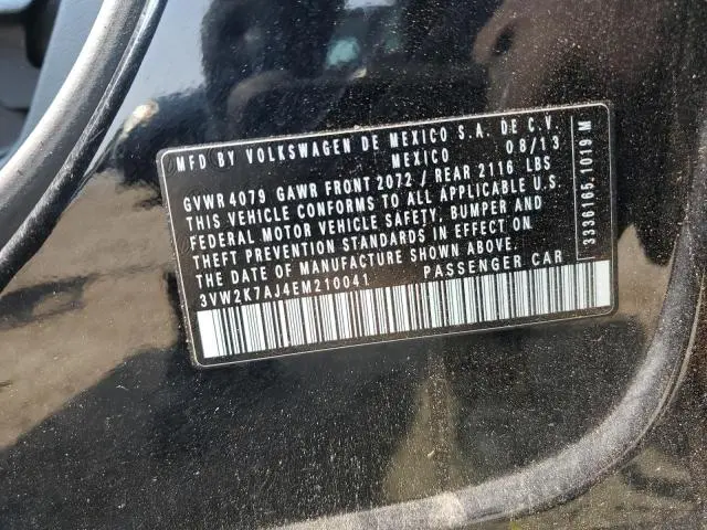 2014 VOLKSWAGEN JETTA BASE  