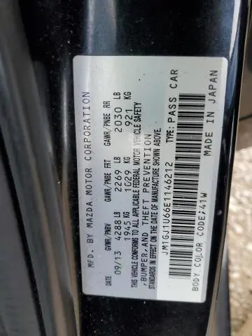 2014 MAZDA 6 SPORT  