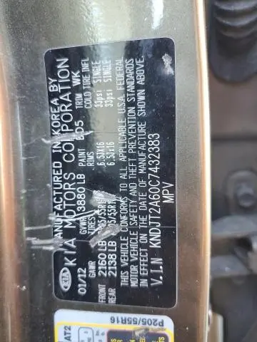 2012 KIA SOUL +