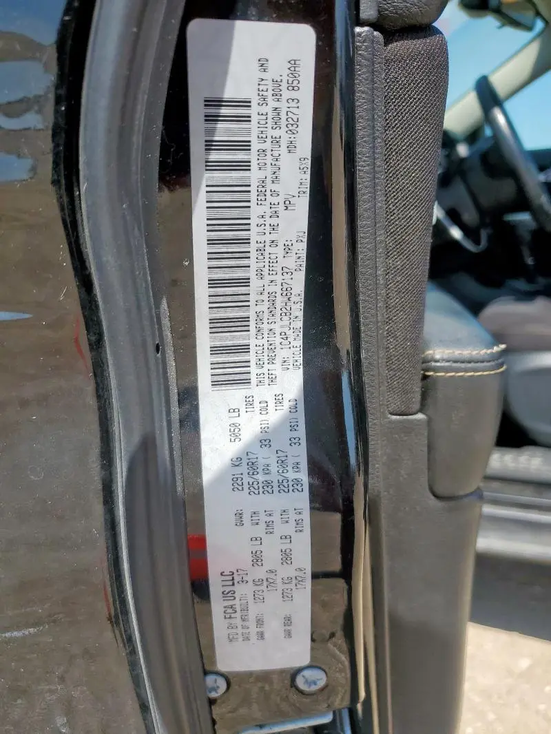 2017 JEEP CHEROKEE LATITUDE  