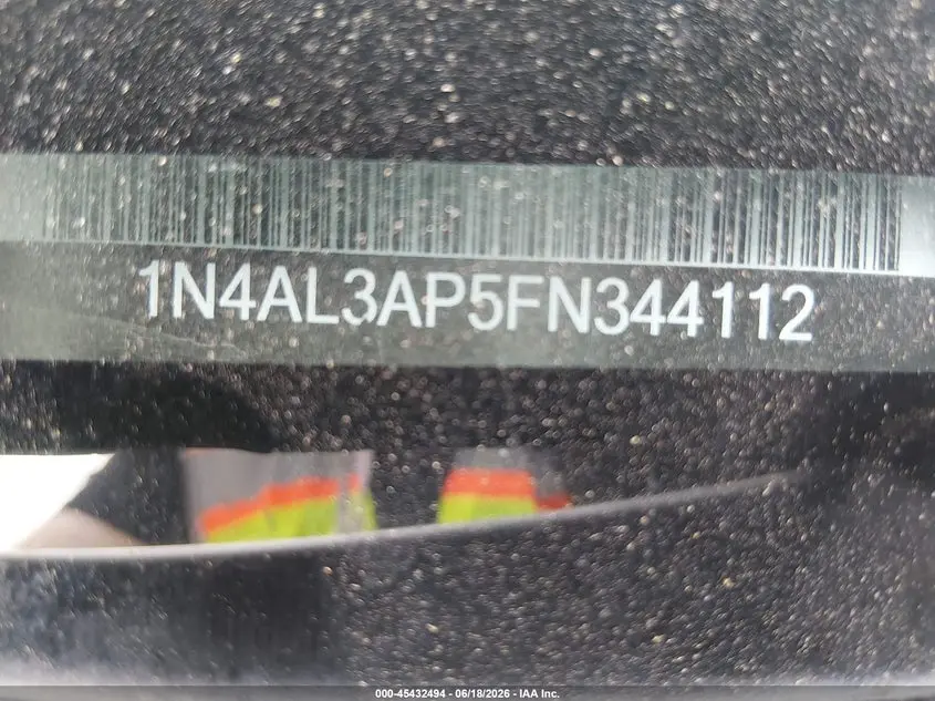 2015 NISSAN ALTIMA 2.5 SL