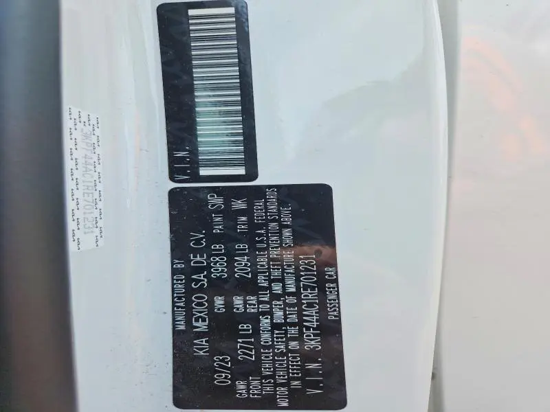 2024 KIA FORTE GT  