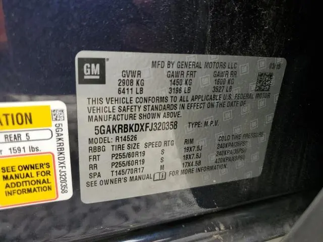 2015 BUICK ENCLAVE