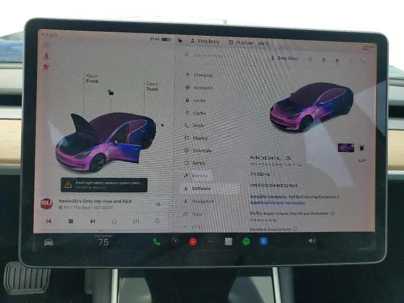 2019 TESLA MODEL 3   