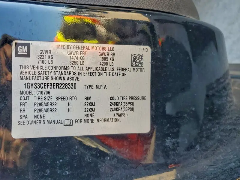 2014 CADILLAC ESCALADE PREMIUM  