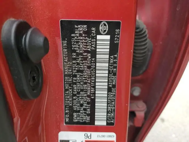 2012 TOYOTA CAMRY BASE  