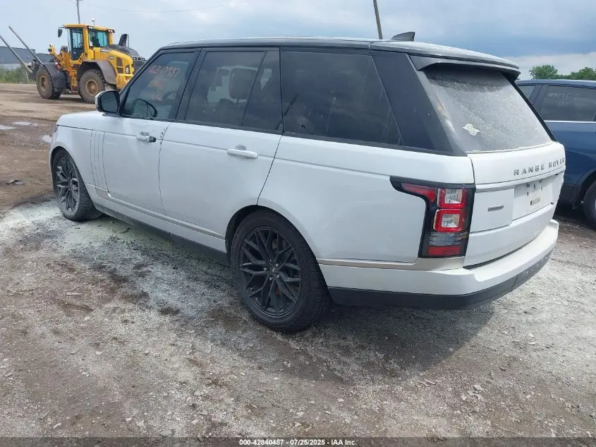 2017 LAND ROVER RANGE ROVER 5.0L V8 SUPERCHARGED