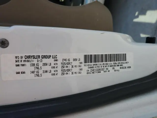 2013 CHRYSLER TOWN & COUNTRY TOURING L  