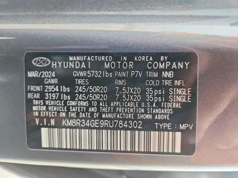 2024 HYUNDAI PALISADE   