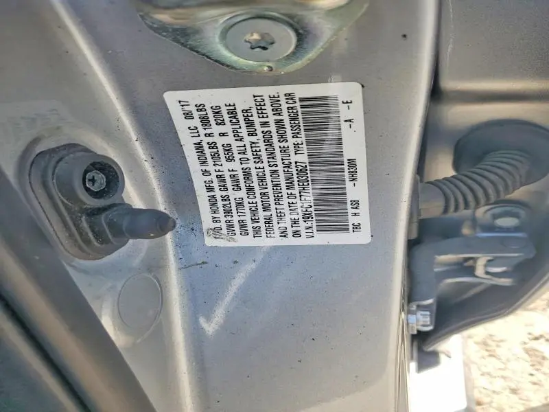 2017 HONDA CIVIC EXL  