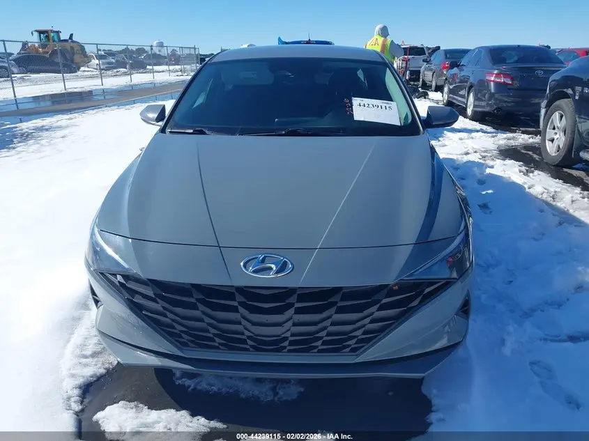 2022 HYUNDAI ELANTRA HYBRID BLUE