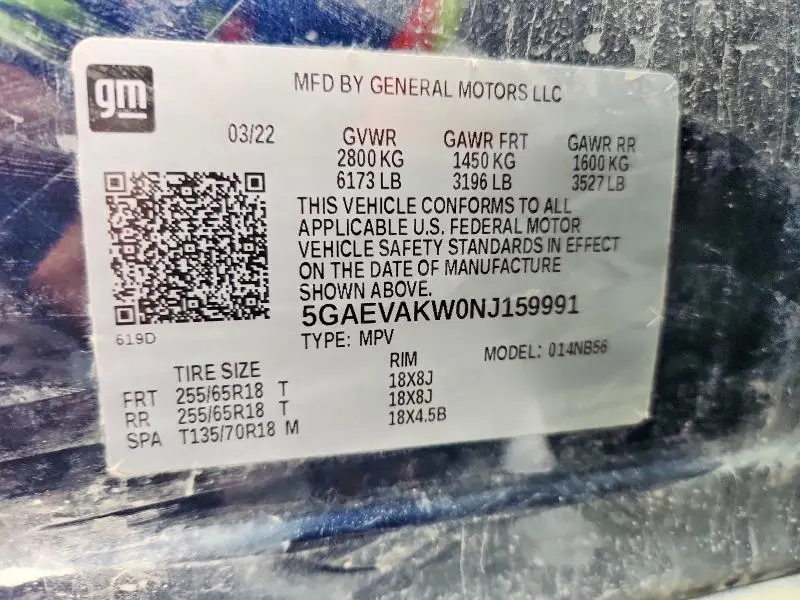 2022 BUICK ENCLAVE ESSENCE  