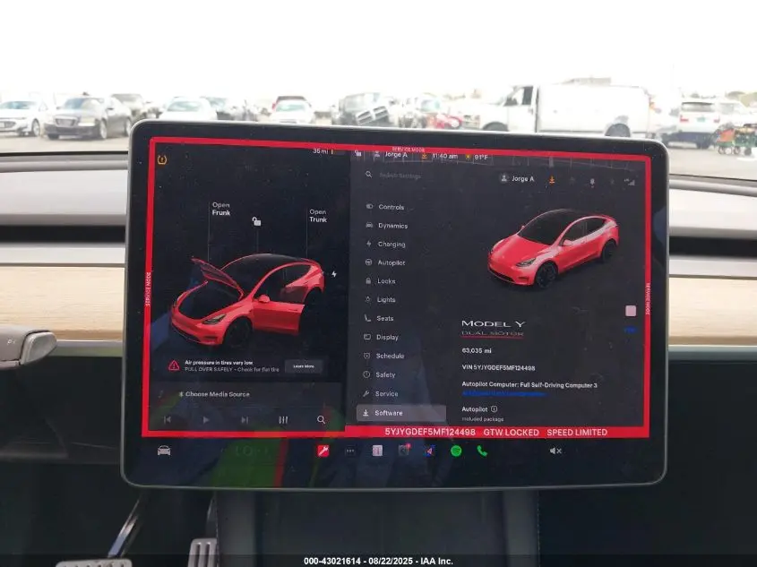 2021 TESLA MODEL Y PERFORMANCE DUAL MOTOR ALL-WHEEL DRIVE