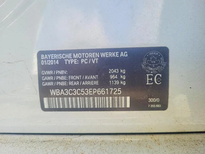 2014 BMW 320 I XDRIVE  