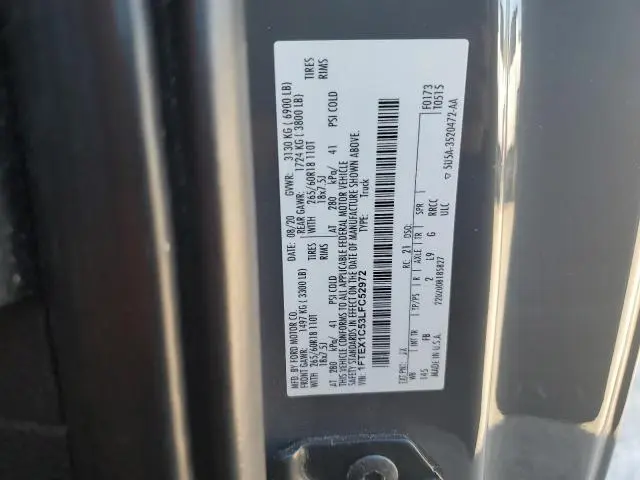 2020 FORD F150 SUPER CAB  