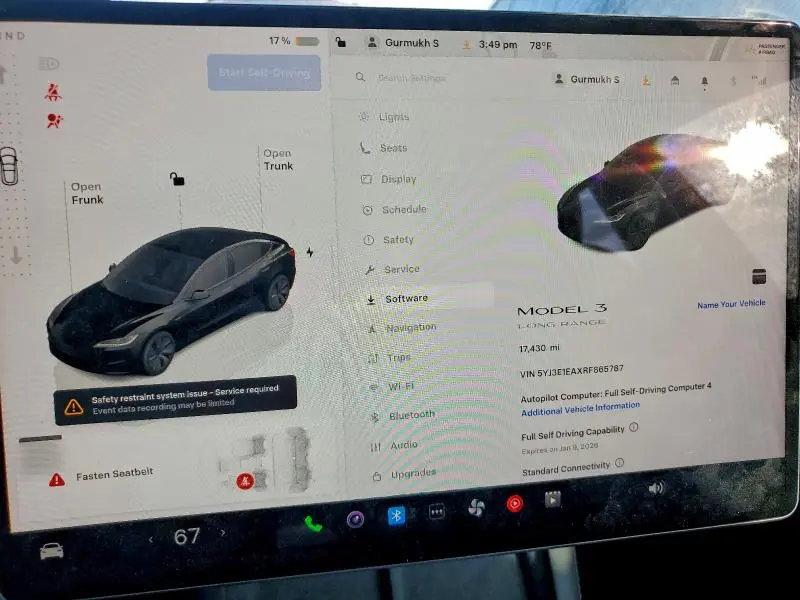 2024 TESLA MODEL 3   