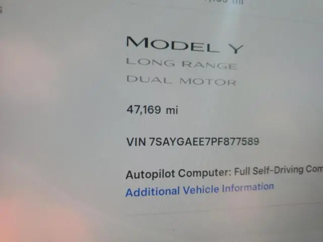 2023 TESLA MODEL Y   