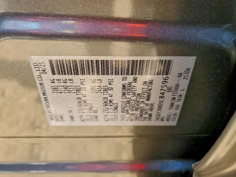 2025 NISSAN ROGUE SV  