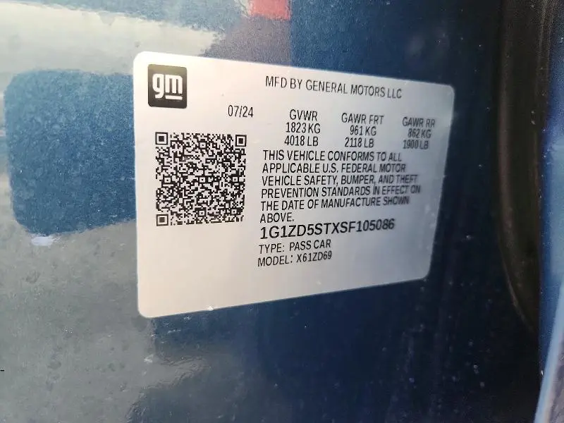 2025 CHEVROLET MALIBU LT  