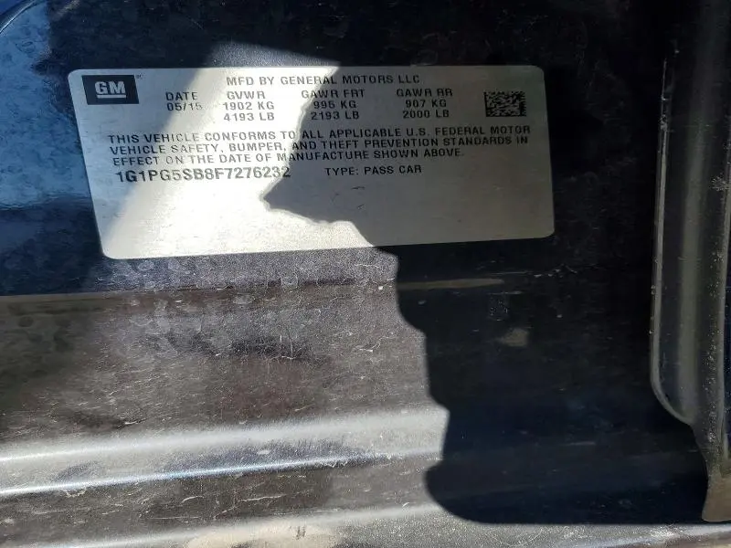 2015 CHEVROLET CRUZE LTZ  