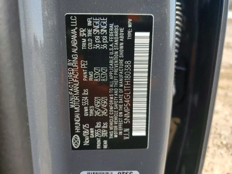 2026 HYUNDAI SANTA FE CALLIGRAPHY  