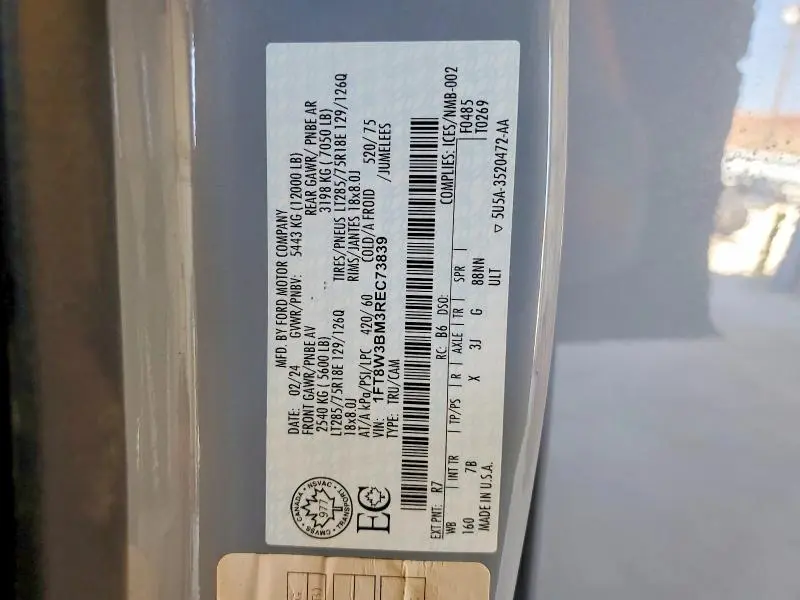 2024 FORD F350 SUPER DUTY  