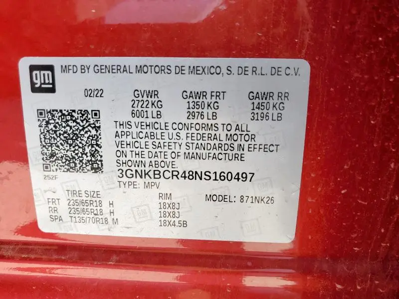 2022 CHEVROLET BLAZER 2LT  