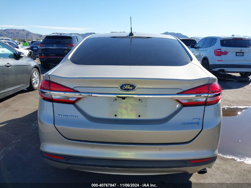 2017 FORD FUSION HYBRID SE