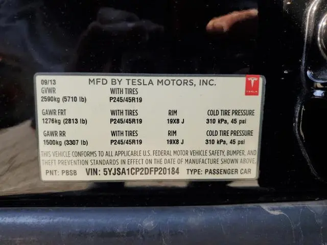 2013 TESLA MODEL S