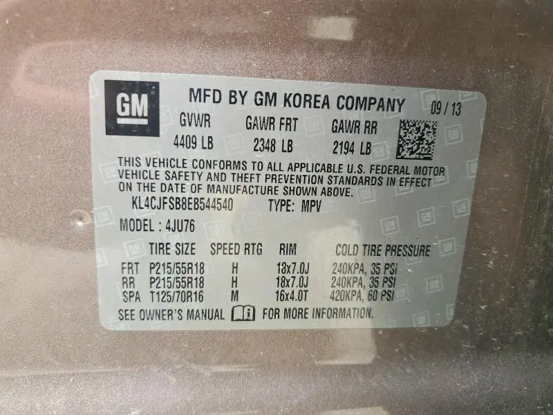 2014 BUICK ENCORE CONVENIENCE  
