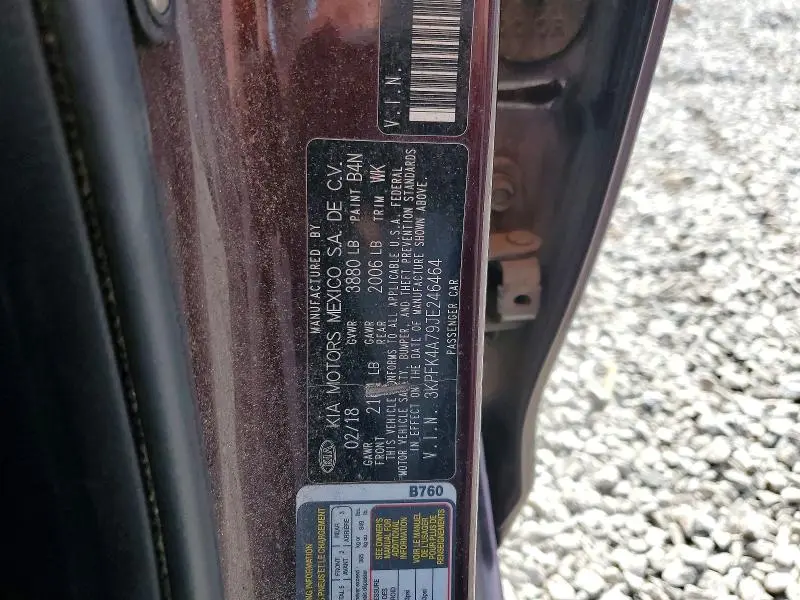 2018 KIA FORTE LX  