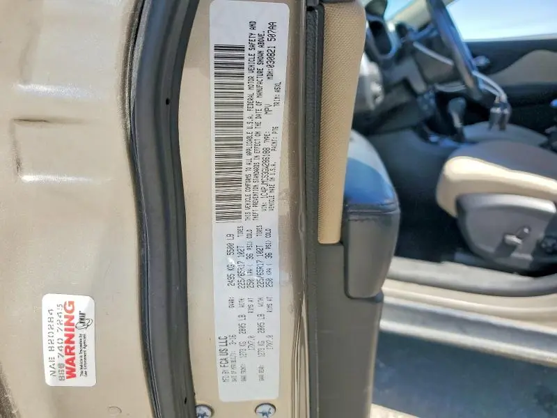 2016 JEEP CHEROKEE LATITUDE  