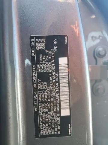 2016 VOLVO XC90 T6  