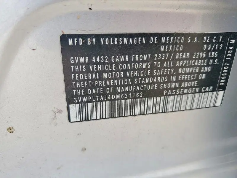 2013 VOLKSWAGEN JETTA TDI  