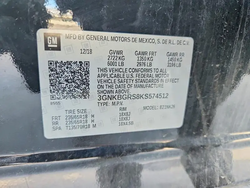 2019 CHEVROLET BLAZER 2LT  