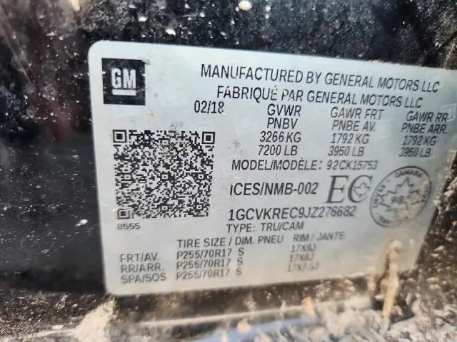 2018 CHEVROLET SILVERADO K1500 LT  