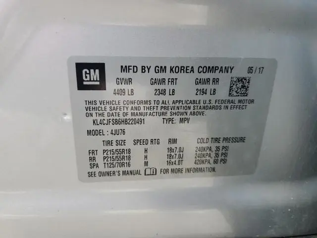 2017 BUICK ENCORE PREFERRED II  