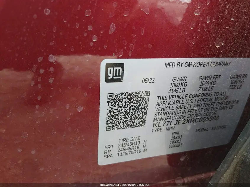 2024 CHEVROLET TRAX FWD 2RS