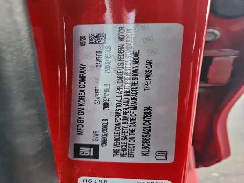 2020 CHEVROLET SPARK LS  