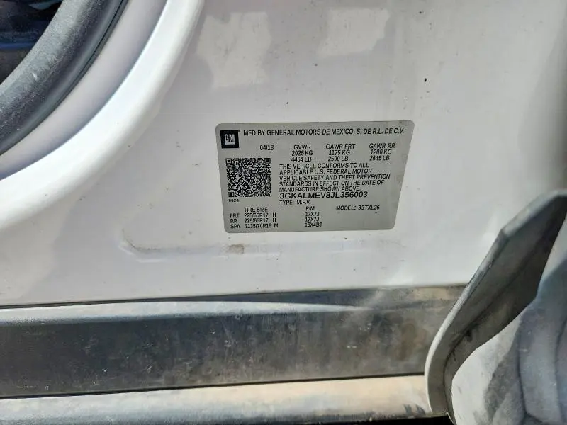 2018 GMC TERRAIN SLE  