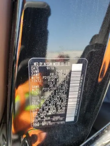 2017 NISSAN JUKE S  