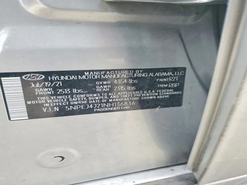 2022 HYUNDAI SONATA SEL PLUS  