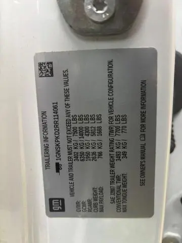 2024 CHEVROLET TAHOE K1500 Z71  