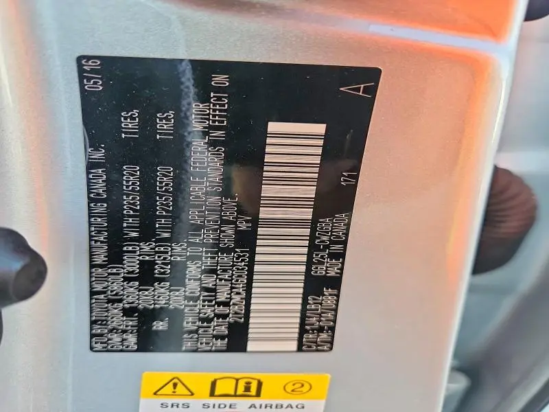 2016 LEXUS RX 350 BASE  