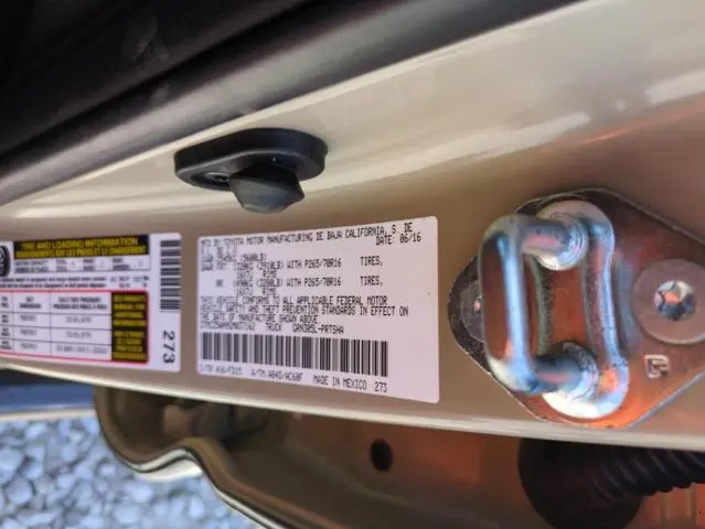 2016 TOYOTA TACOMA DOUBLE CAB  