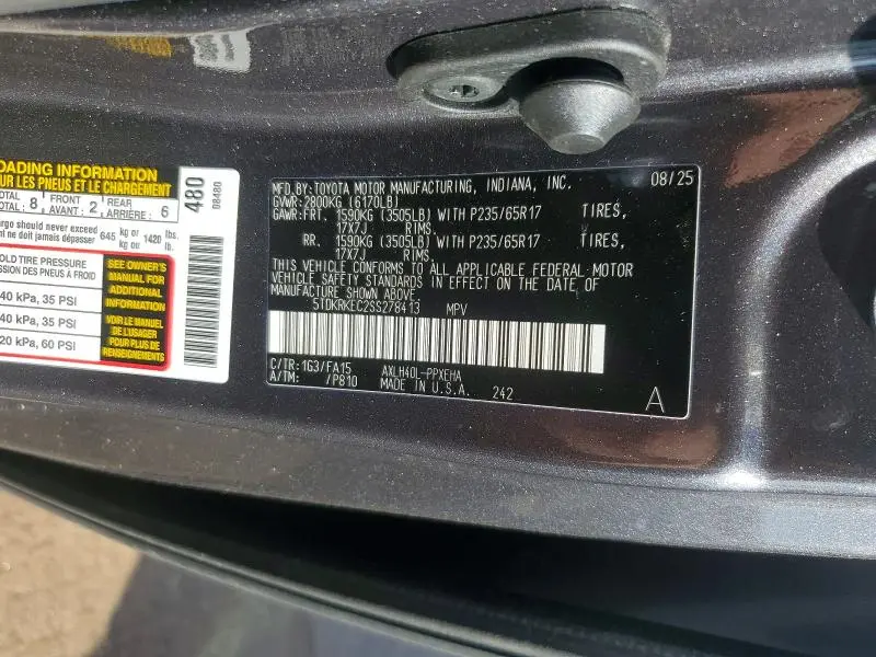 2025 TOYOTA SIENNA LE  