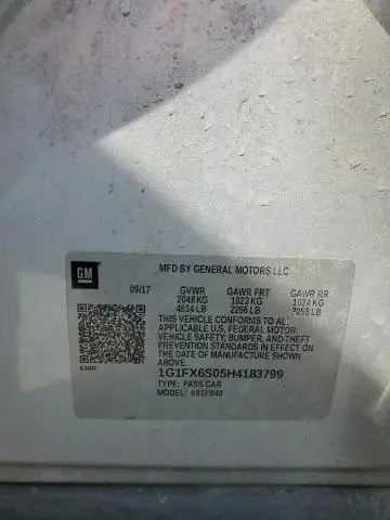 2017 CHEVROLET BOLT EV PREMIER  