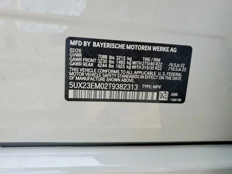 2026 BMW X7 XDRIVE40I  